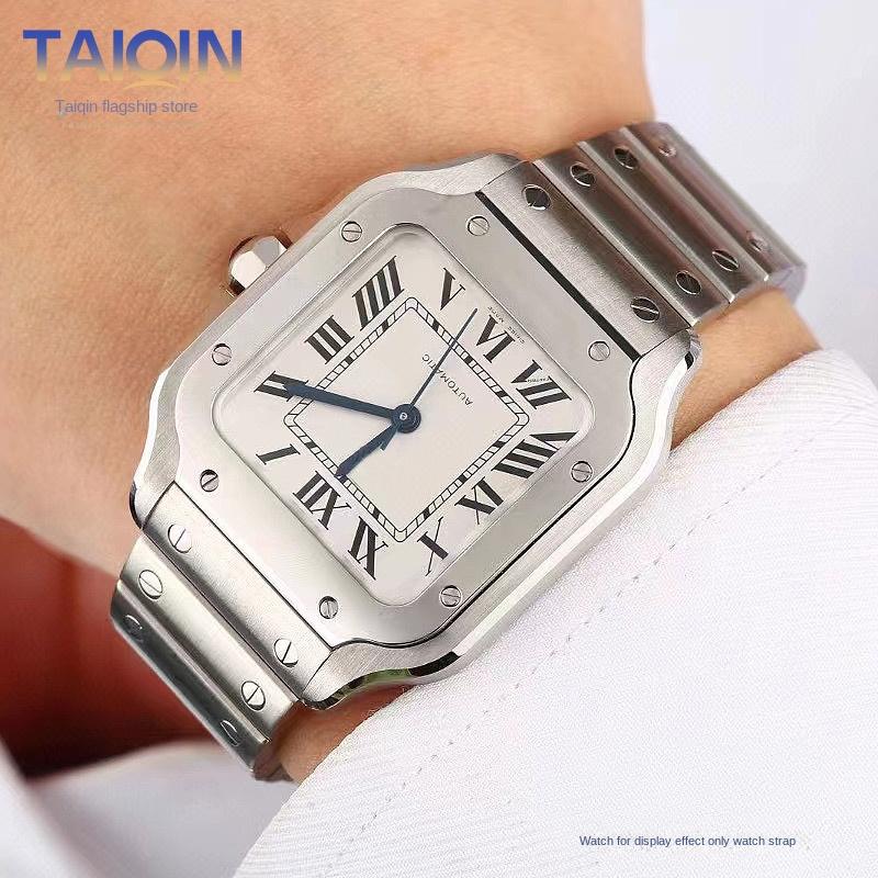 Высококачественный 20 мм 23 мм Santos 100 Нержавеющая сталь Ремешок для часов Для Cartier santos 100 Цельноклепаный Металлический Ремешок для часов Браслет для часов