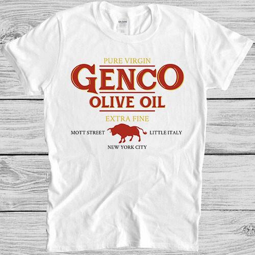 Genco Оливковое Масло Крестный Отец Extra Virgin Ретро Смешной Мем Подарок Футболка T Shirt M1205