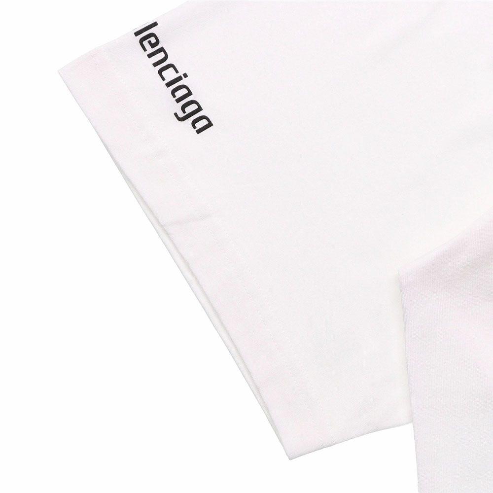 Balenciaga X PlayStation FW21 Футболка Мужская Белая 651795TKVF39040