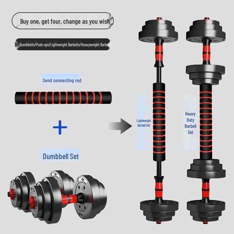 Adjustable Dumbbell & Barbell Weight Set