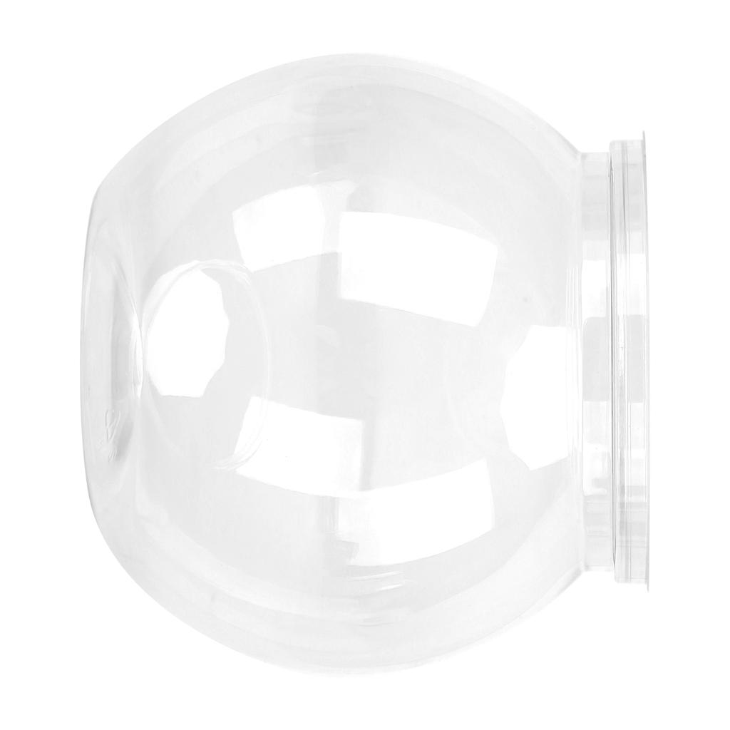 Mini Fish Tank Transparent Plastic Impact Resistant Plastic Gallon Fish Bowl for Desk Bookshelf