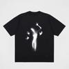 New Men's Short Sleeve T-Shirt 3d Print Oversized T-Shirt For Men Summer Street Hip-Hop Man Clothes Shadow Print Tees Tops 2024