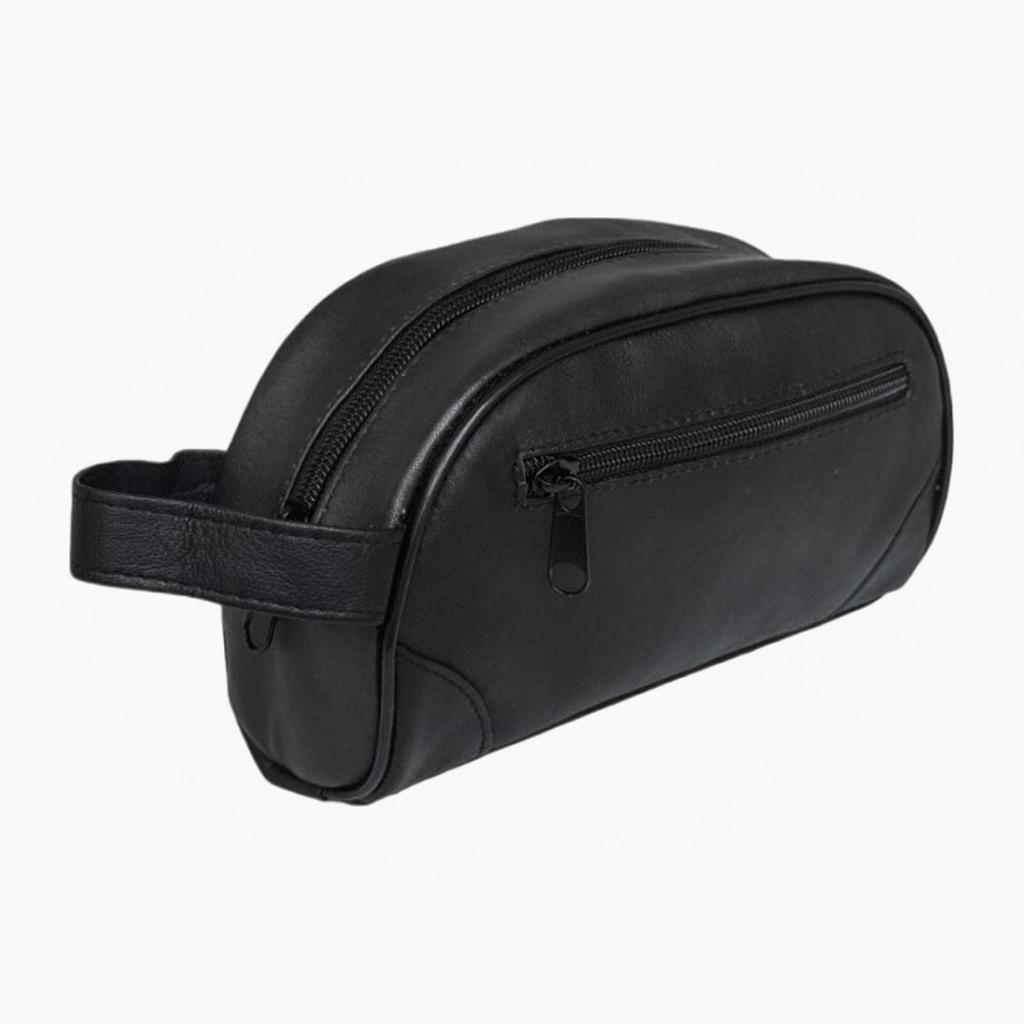 Lederax Косметичка из натуральной кожи, косметичка, органайзер для путешествий, клатч для туалетных принадлежностей LD458