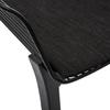 Fauteuil Relaxation - ATMOSPHERA - Alby - Avec accoudoirs - Tissu - Noir