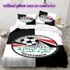 Egyptian Football Association Pattern Bedding,Quilt Set Quilt Cover Pillowcase Home Birthday Gift (1*duvet cover+2*pillowcase,without core)