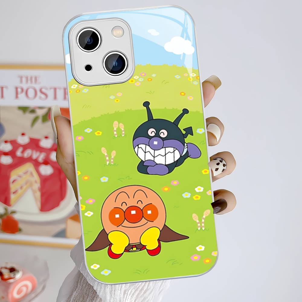 1 шт. Мультяшный A-AnpanmanS Аниме Закаленное Стекло Для Iphone 14 13 12 11 Pro Mini XS MAX 14Plus X XS XR Чехол