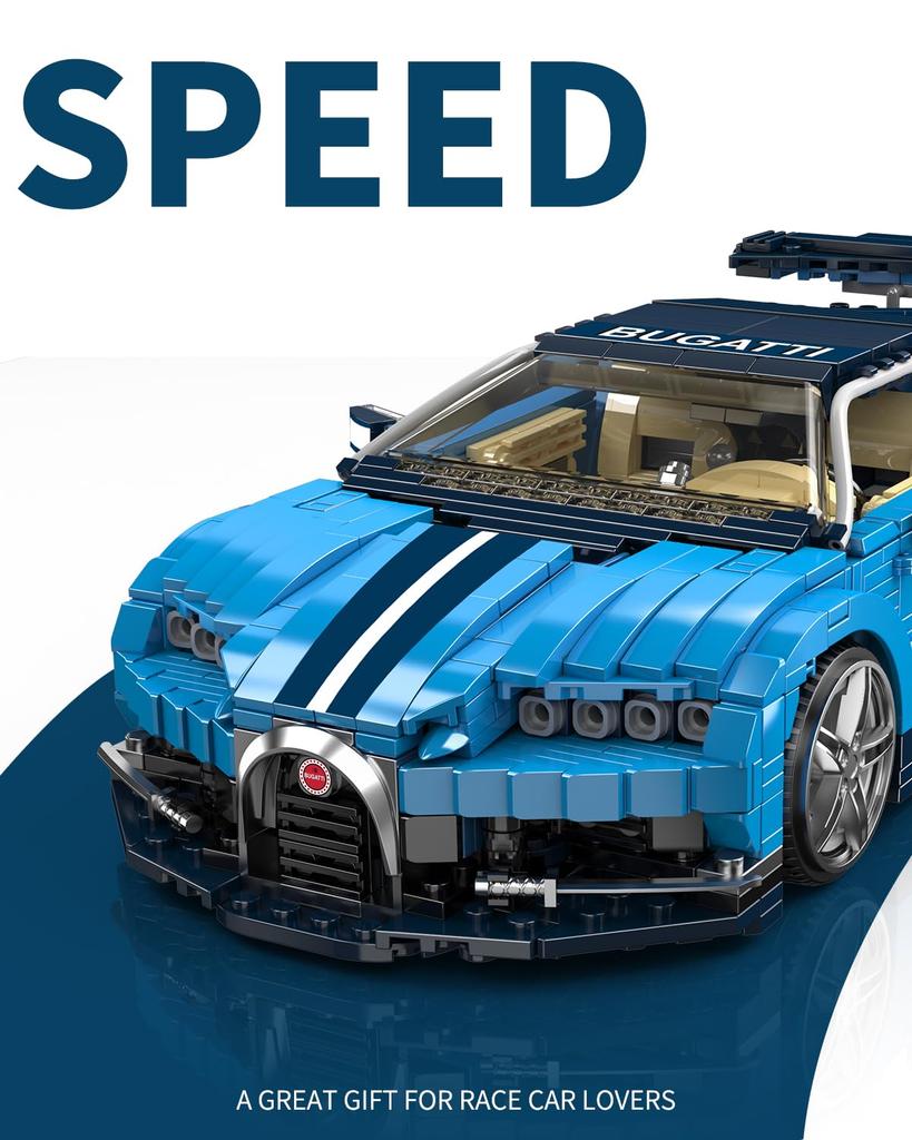 Mold King 10111 Moc спортивный автомобильный комплект. Комплект модуля зажима Racing Car Technology для взрослых коллекционных автомобилей (1222+ строительных блоков для мальчиков 8 лет