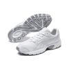 Puma Axis Кроссовки унисекс с круглым носком, шнуровкой, сеткой, из синтетической кожи, дышащие, низкие, для бега, белые 368465-02
