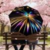 1PC Lightburst Colorful Umbrella-8-Rib Reinforced, Automatic Open, Lightweight & Durable, Cute Fashion Accessory for Outdoor, Beach or Casual Use, Bea