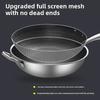 Stainless steel wok non-smoke non-coating non-stick household wok