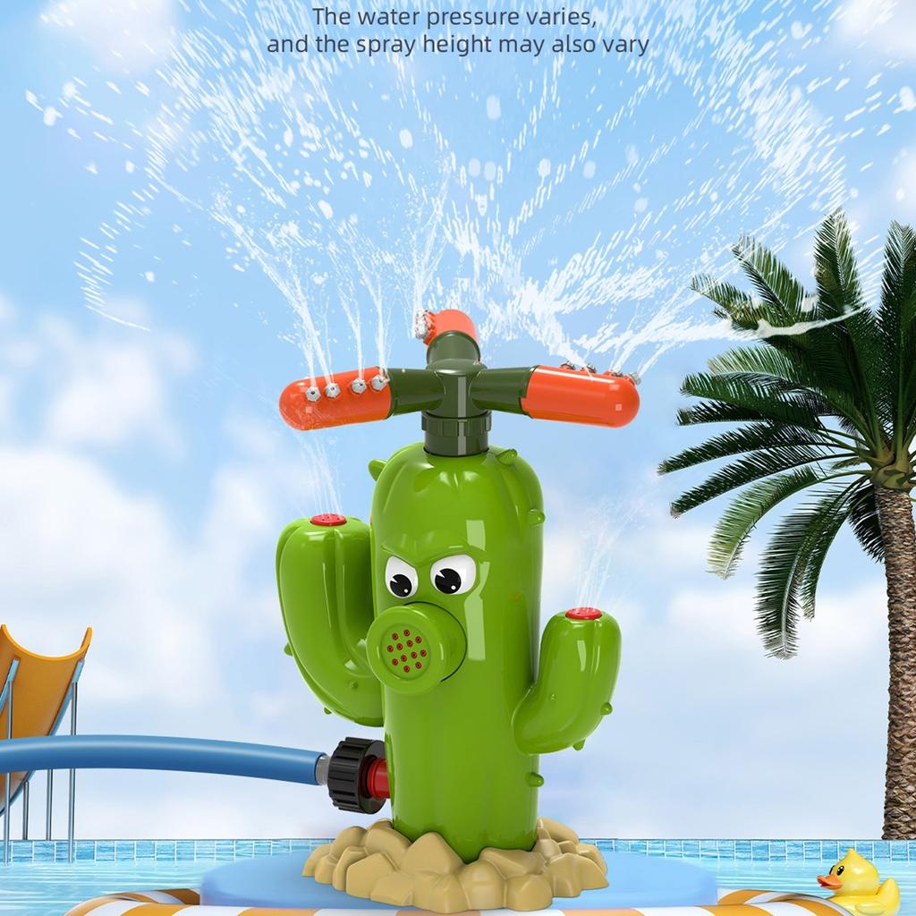 2-in-1 Water Sprinkler Baseball Helicopter Toy For Kids Outdoor Play, Attaches To Garden Hose, Summer Outside Toys Backyard Game Pool.