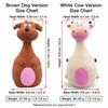 Bite Tough Squeaky Chew Toy Natural Latex Interactive Dog Play Toy  Indoor Entertainment