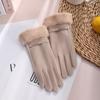 Warm Winter Gloves Plush Skiing Gloves New Touch Screen Gloves  Women