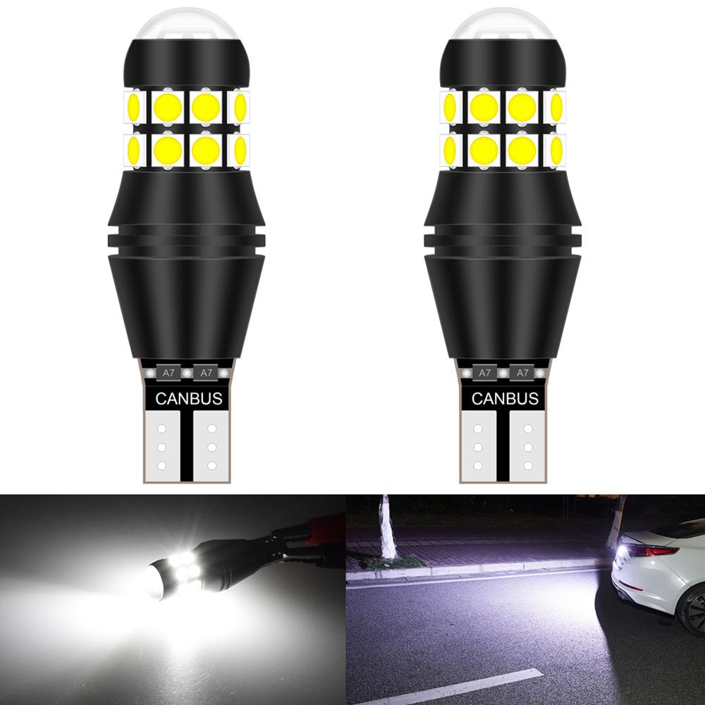 2pcs W16W T15 LED Canbus Bulbs 921 912 For Ford Focus 2 3 Fusion Flex Fiesta Escape C-Max Edge F-150 Car Backup Reverse Lights