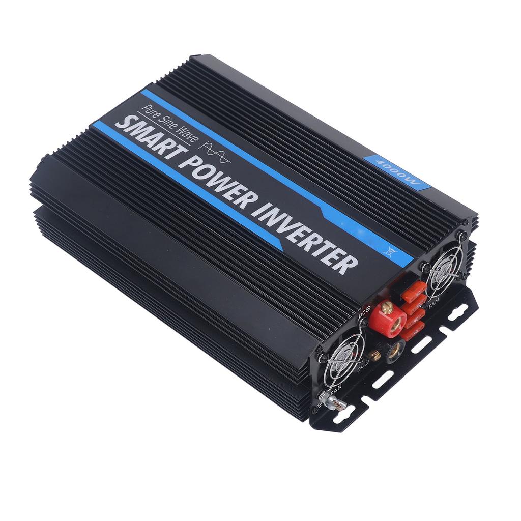 Чистый синусоидальный инвертор с несколькими функциями, преобразователь постоянного тока 12 В в переменный ток 220 В, 4000 Вт, инвертор для