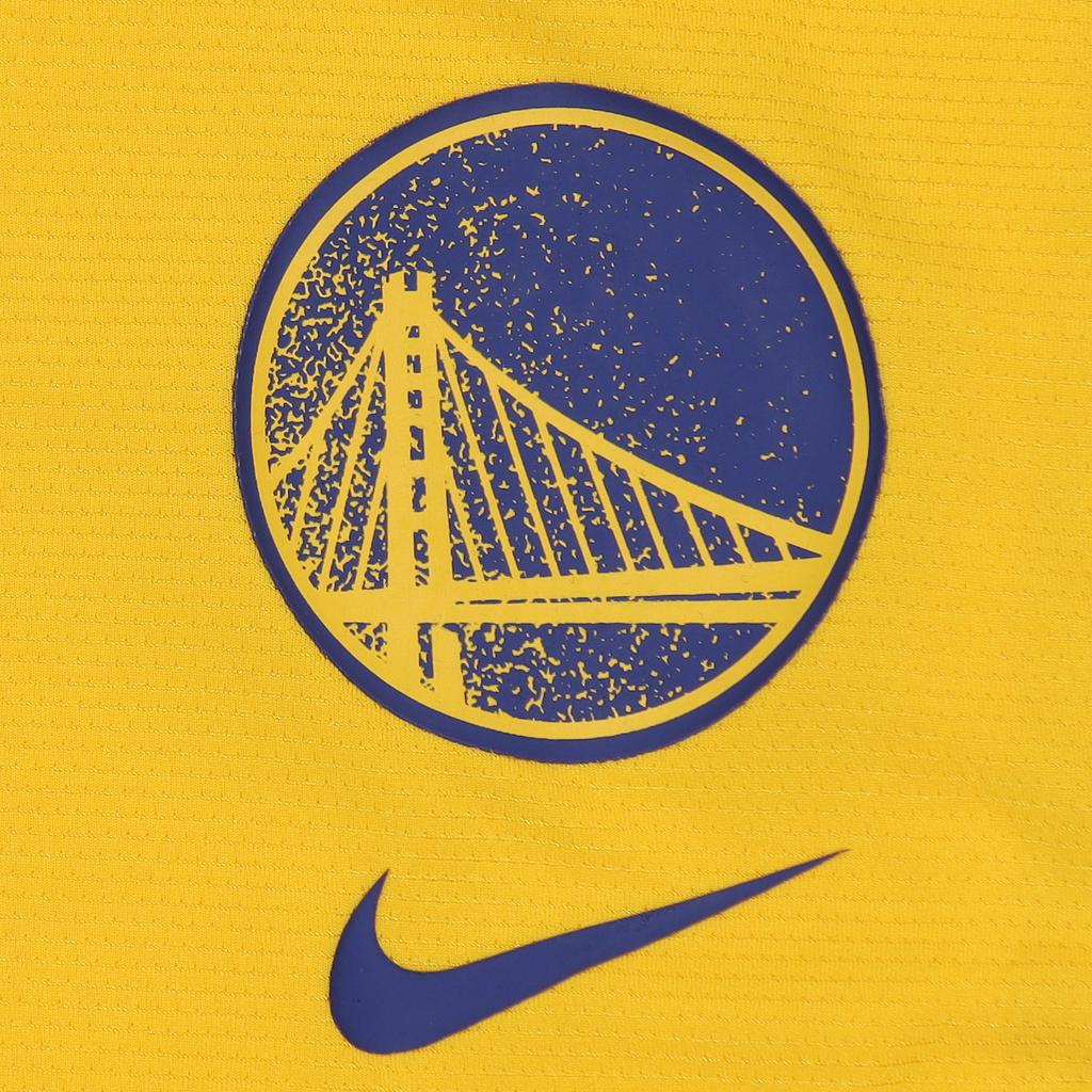 Nike Golden State Warriors DNA NBA Logo Print Loose Fit Breathable Basketball Shorts Men Shorts Yellow DH9173-728