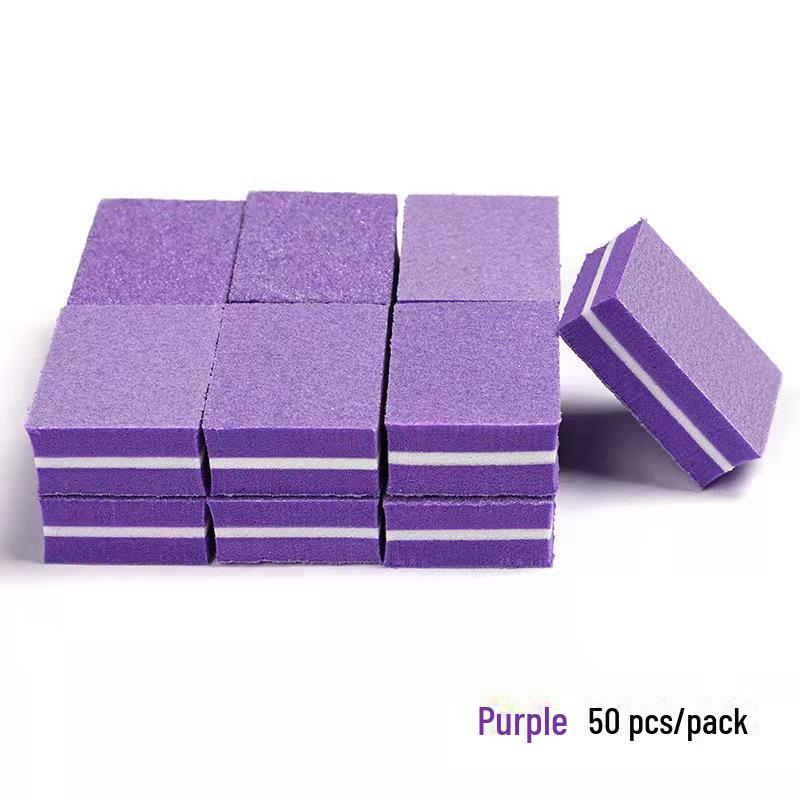 Двусторонняя моющаяся пилочка для ногтей: Мини-блок тофу-бисквита высокой эластичности