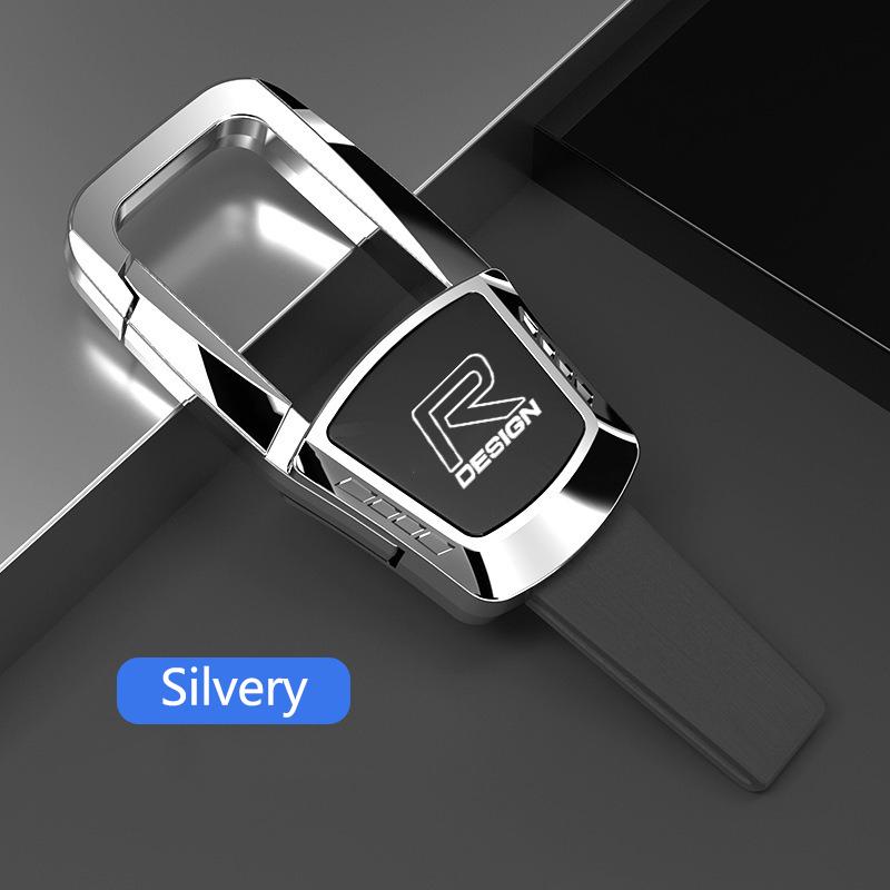 khsdv8 Metal Car Logo Keychain Keyring Key Ring Decoration Pendant Gift For Volvo Rdesign AWD C30 C70 S40 S70 V40 V50 V60 V70 Xc60 Xc90
