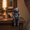 Ретро-статуэтка Рыцарских Доспехов из смолы, Фигурка Средневекового Стражника для стола и полки, Декор для дома в стиле Темного Фэнтези для офиса, Подарок для фанатов игр