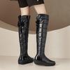 Shoes New Knee Boots Women's Side Zipper Waterproof Non-slip Warm Down Snow Boots Middle-aged and Elderly