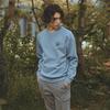 CHALLENGER Men'S Big Logo Cut-Out Long Sleeve Sweatshirt Pale Blue