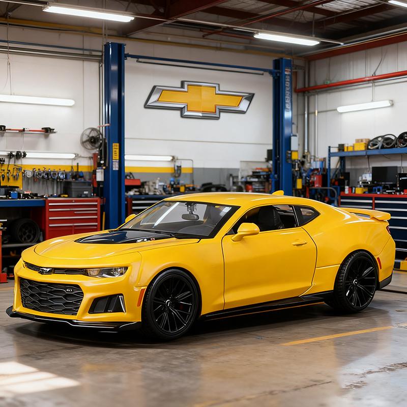 AABKA1 Maisto 1:24 Chevrolet Camaro ZL1 2017 Alloy Car Diecasts & Toy Vehicles Miniature Scale Model Car Toys For Children