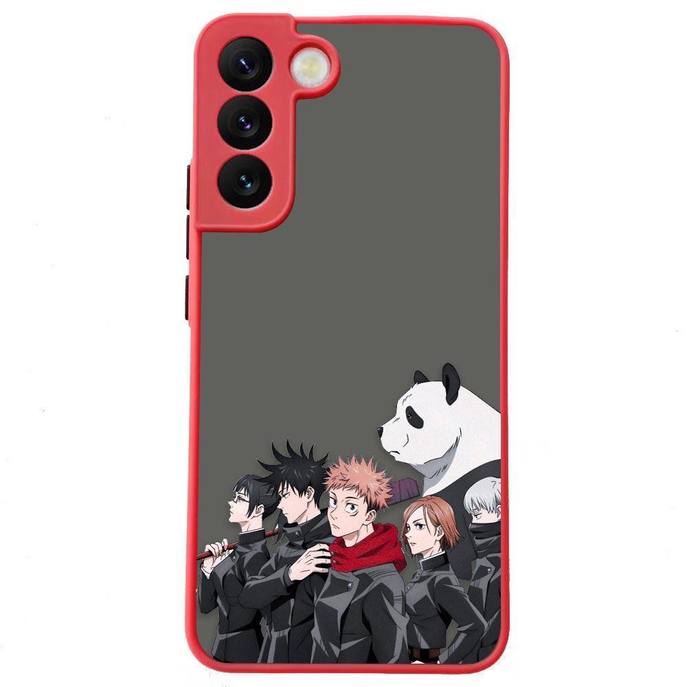 Jujutsu Kaisen Anime Shockproof Matte Case For Samsung Galaxy S22 Ultra S21 S20 FE S10 S9 S8 S10E Lite Plus 5G Shell Funda Cover