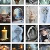 32pcs, Gothic Magic Postcards, Mysterious Witch, Birthday/Anniversary Gifts, Collectibles, Suitable for Gifting, Mailable.