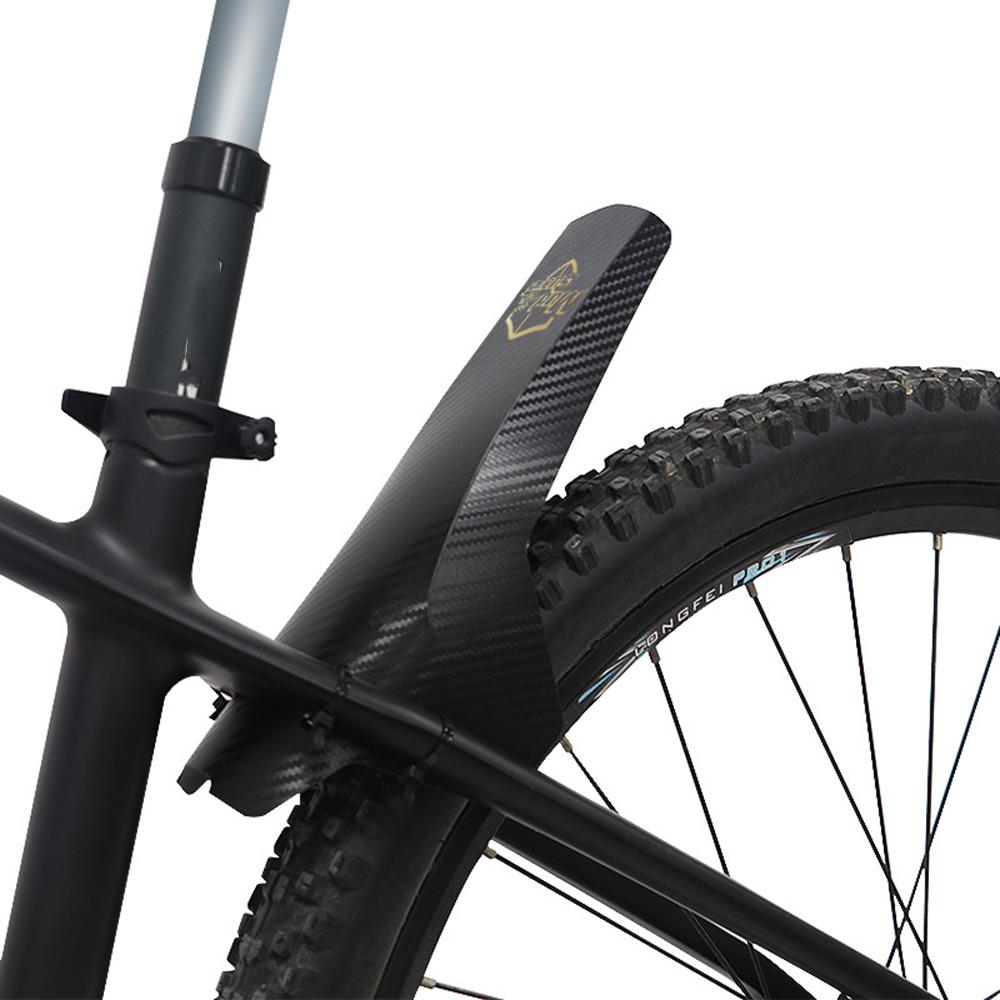 Universal 2pcs Front/Rear Wheel Carbon Fiber Mountain Bike Bike Fender Mudguard Fenders Mud Guards