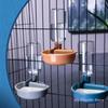 Automatic Dog Feeder Hanging Auto Water Dispenser for Cage 480ml Pet Water Fountain for Cats Small Dogs Pet Supplies