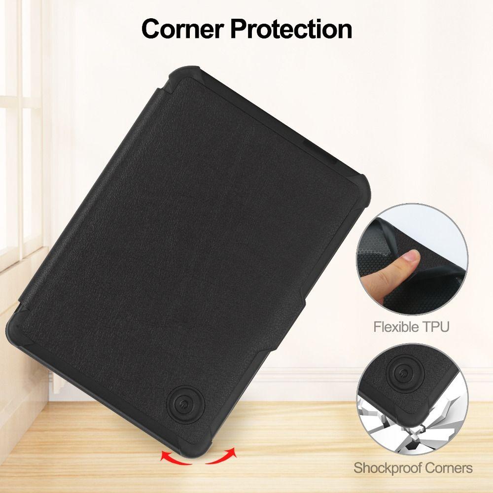 TPU 6 Inch e-Reader Case Auto Sleep/Wake TPU Funda for KOBO Clara Colour/BW 2024 2E