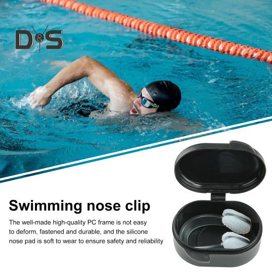 Плавающий зажим для носа, мягкий силиконовый, для занятий водными видами спорта, нескользящий, водонепроницаемый, для дайвинга, душа, подводного плавания, серфинга, зажим для носа для всех возрастов