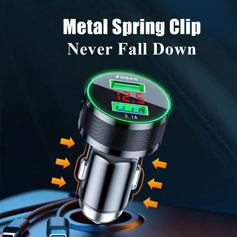 5 In 1 Usb Car Charger 3.0 Quick Charge 150w Super Fast Charging Adapter For Xiaomi Samsung Iphone 13 12 11 Pro Max Ipad Phone