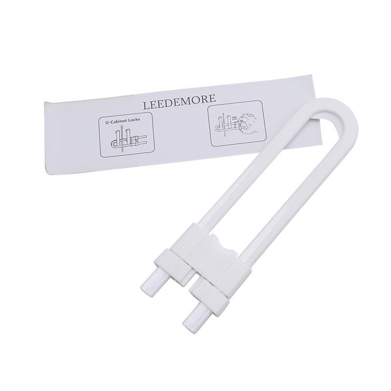 U-образный замок для детского шкафа, безопасный для детей, раздвижной кухонный замок для шкафа