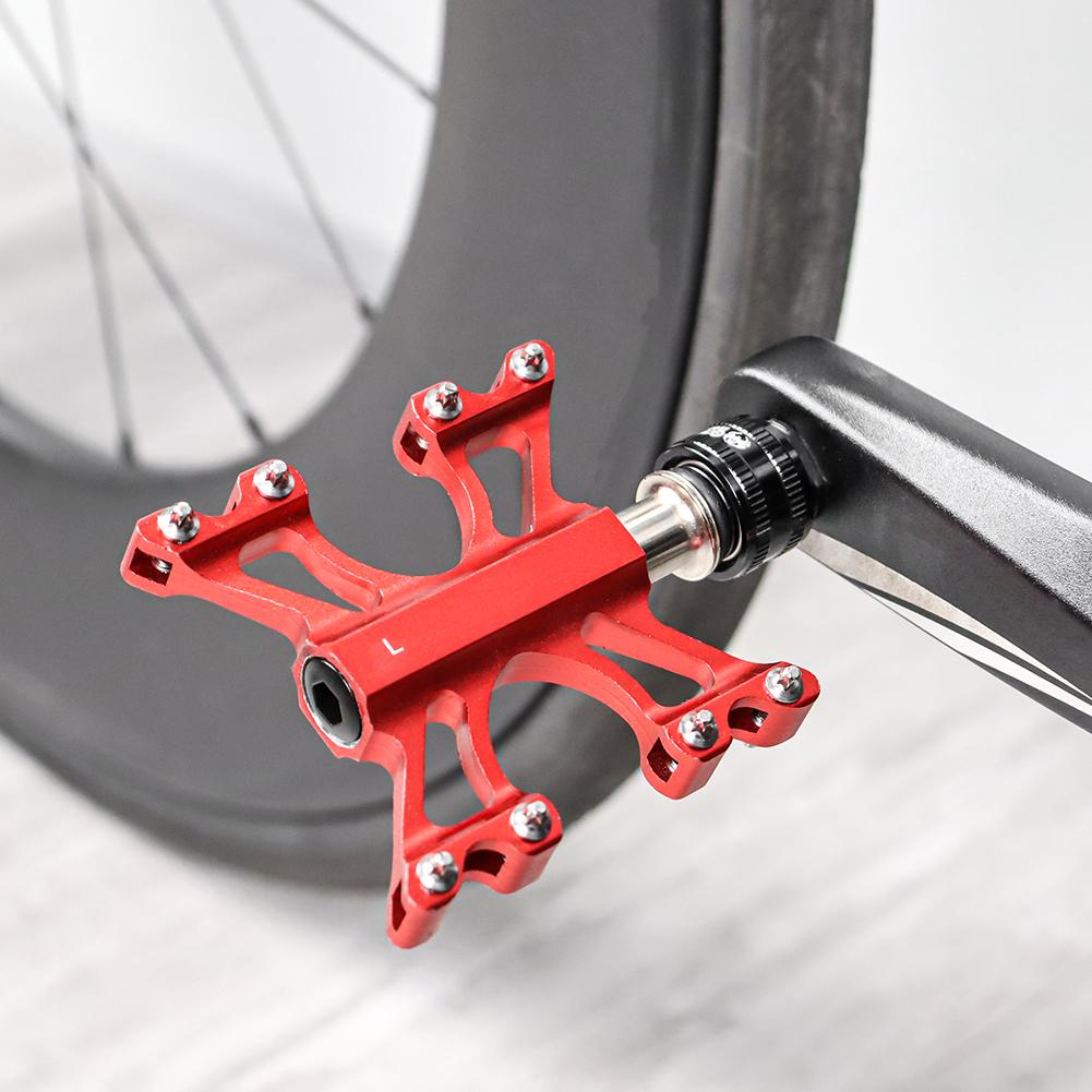 1 пара MTB велосипедных педалей с замком, удлинитель из нержавеющей стали, быстросъемный адаптер для велосипедных педалей, велосипедные детали, фитинги