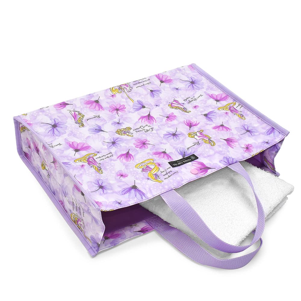 ЯРКИЙ КОНФЕТНЫЙ СТИЛЬ Сумка для бассейна Disney Ламинированная сумка (Квадратный тип) Рапунцель МОДНАЯ ПРИНЦЕССА Рапунцель N0354500 Лаванда