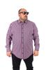 Men's Plus Size Plus Size Shirt Plus Size Men's Plaid Shirt White