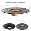 All Brass Floor Drain Core,Shower Floor Strainer Cover Toilet Sewer Anti-odor Plug No Smell Bathroom Toilet Sewer Shower Drain