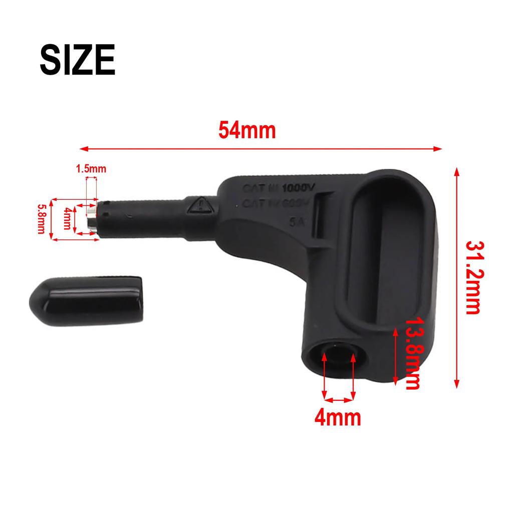 3-piece Test Probe Set For Digital Multimeters, Megohmmeters, Voltmeters, And Ammeters With 4mm BananaPlugs.