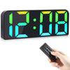 Koolertron Large Screen Digital Clock Wall Hanging Tabletop Capital Letters Large Alarm Clock Display Alarm Countdown Countup Stopwatch with Remote