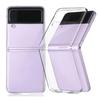 Прозрачный Ультратонкий PC Чехол для Samsung Galaxy Z Flip 4 7 6 5 5G flip7 FE flip6 Flip4 Flip5 Flip2 Flip3 Flip 3 2 Противоударный Чехол