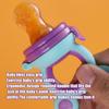 Baby Fruit Feeder Baby Food Pacifier Feeder Food Grade Silicone Teething Relief Toy for 4 Months Toddler Boys Girls