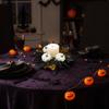 Simulated Maple Leaf Halloween Candle Wreath Artificial Wreath Ornament  Festival
