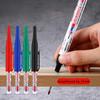 4Pcs/Set 32mm Deep Hole Long Nib Head Markers For Metal Perforating Pen Waterproof Bathroom Woodworking Decoration Multi-Purpose