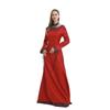 New Halloween Long-sleeved Crew Neck Slim-fitting Women's Dress Retro Court Dress Performance Clothes