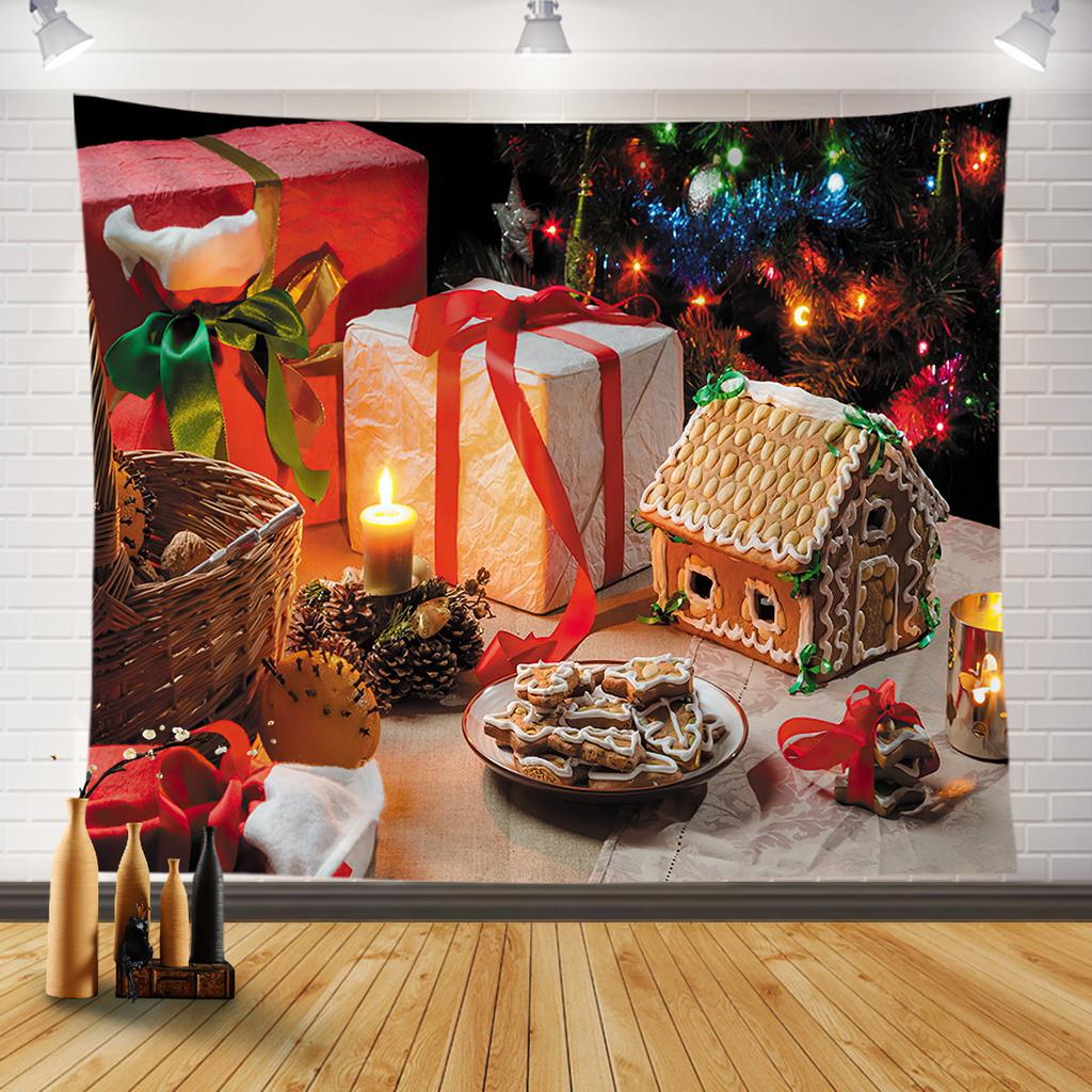 Веселая Рождественская елка, украшение для дома, гобелен, Рождественская комната, гостиная, украшение на стену, фоновая ткань