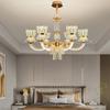 Хрустальная люстра для гостиной, современная простая атмосфера, для спальни, столовой, для гостиной, люстры