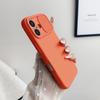 Color Solid Slide Camera Soft Phone Case For Iphone 16 15 14 Pro Max 13 Pro 12 11 Lens Protection Shockproof Simple Tpu Bumper Cover