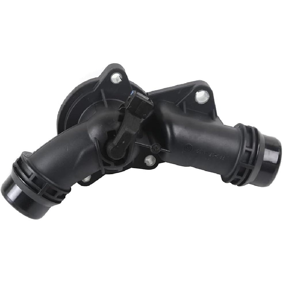 MOCA Engine Coolant Thermostat Housing Assembly for 1999-2006 for BMW 325i 328i E46 525i X5 Z3 2.5L 3.0L L6, Replace #11537509227, 11531437040,