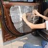 Теплоизоляционный коврик для капота двигателя автомобиля 50x200 см, звукоизоляционный лист, автомобильный салон, звукоизоляционный коврик, автомобильные аксессуары